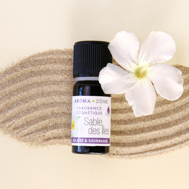 Fragrance cosmétique naturelle Sable des îles Aroma-Zone