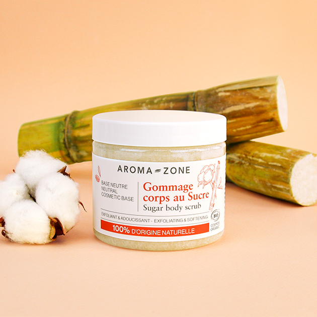 Gommage corps au sucre BIO Aroma-Zone