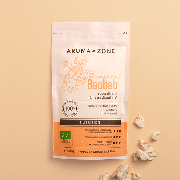 Poudre de Pulpe de fruit de Baobab BIO