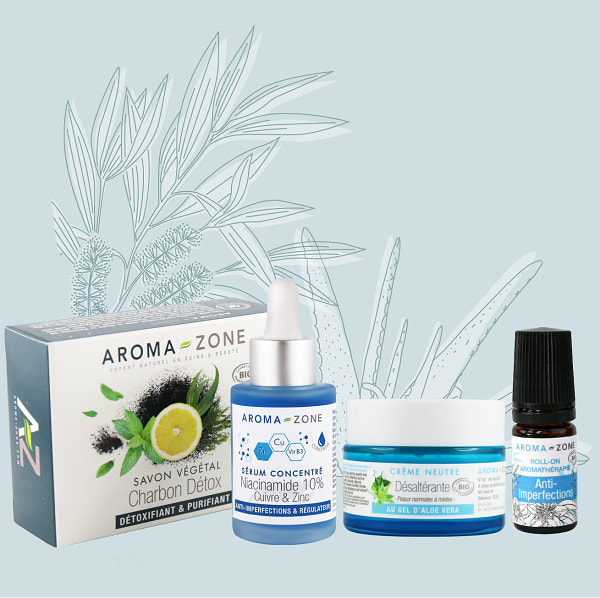 Routine peau à imperfections - soin visage Routine peau à imperfections - soin visage