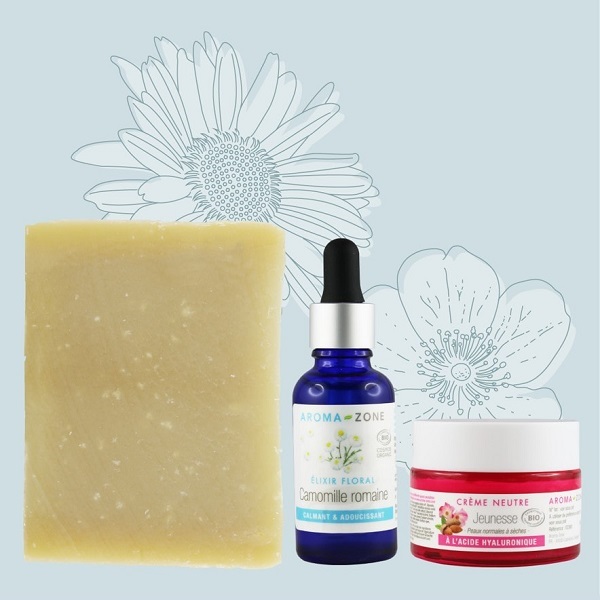 Routine peau sensible - soin visage