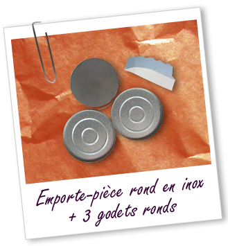 Matériel de compactage : Emporte-pièce + godets ronds Aroma-Zone