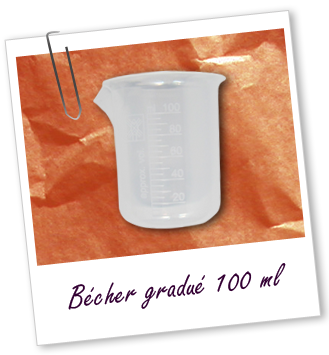 Bécher gradué 100 ml en plastique Aroma-Zone
