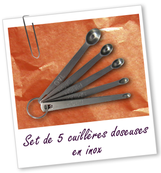 Cuillères doseuses en inox (set de 5) Aroma-Zone Cuillères doseuses en inox (set de 5) Aroma-Zone