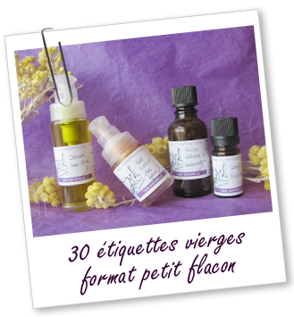 Etiquettes vierges adhésives pour petits flacons (lot de 30) Aroma-Zone Etiquettes vierges adhésives pour petits flacons (lot de 30) Aroma-Zone