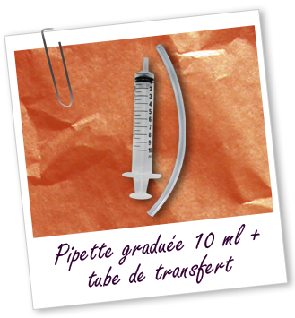 Pipette graduée de 10 ml avec tuyau de transfert Aroma-Zone