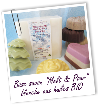 Base Melt & Pour blanche aux huiles BIO Aroma-Zone