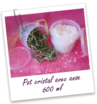 Pot cristal avec anse 600 ml Aroma-Zone