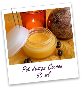 Pot en verre dépoli 