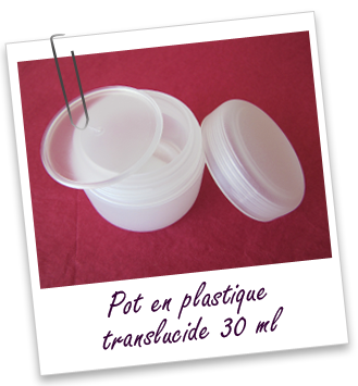 Pot double paroi en PP neutre 30 ml Aroma-Zone