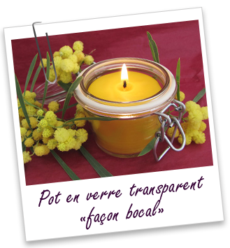 Pot en verre façon bocal 120 ml Aroma-Zone