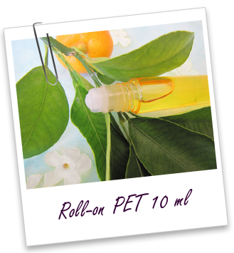 Flacon roll-on 10 ml en plastique et bille plastique Aroma-Zone