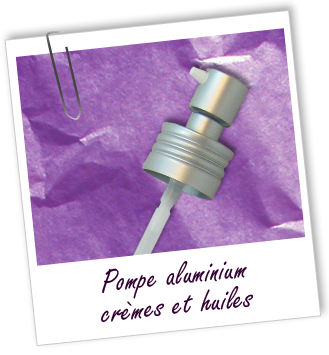 Pompe 24/410 en aluminium pour crèmes et huiles Aroma-Zone