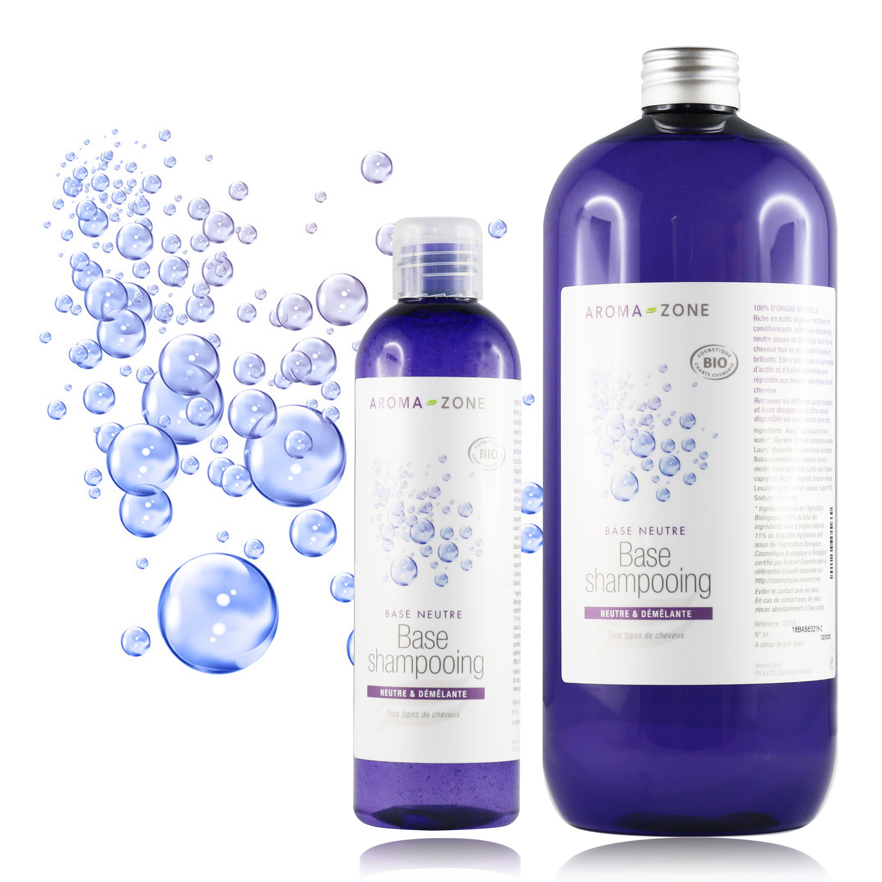 Chauffez l'huile de soin entre les mains