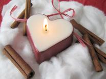 Bougie ambiance aphrodisiaque Cannelle & Pomme d'Amour